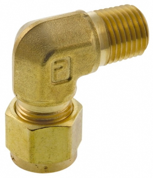 Compression Tube Male Elbow: 3/4